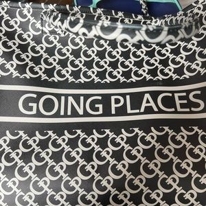 Going places tote bag